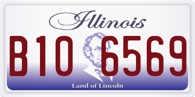IL license plate B106569