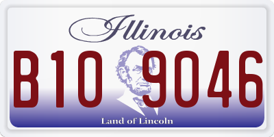 IL license plate B109046