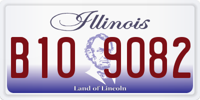 IL license plate B109082