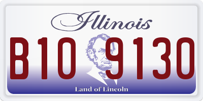IL license plate B109130