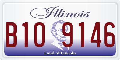 IL license plate B109146