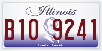 IL license plate B109241