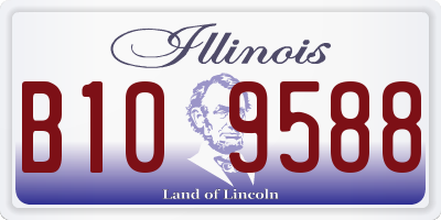 IL license plate B109588