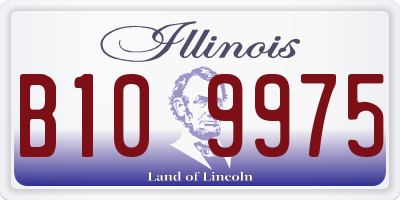 IL license plate B109975