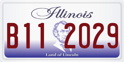IL license plate B112029