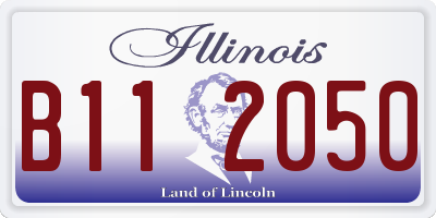 IL license plate B112050