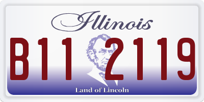 IL license plate B112119