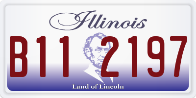 IL license plate B112197