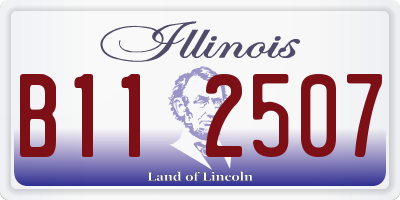 IL license plate B112507