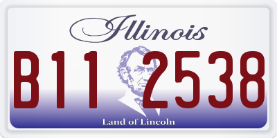 IL license plate B112538