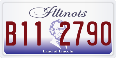 IL license plate B112790
