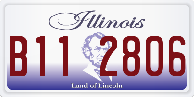IL license plate B112806
