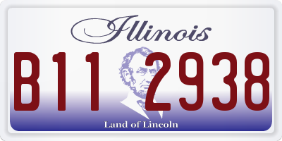 IL license plate B112938