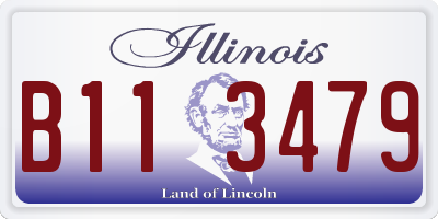 IL license plate B113479