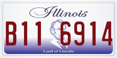 IL license plate B116914