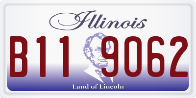 IL license plate B119062