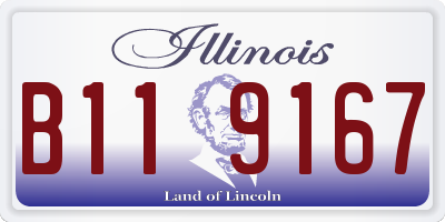 IL license plate B119167