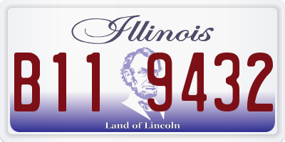 IL license plate B119432