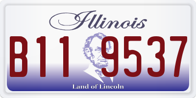 IL license plate B119537