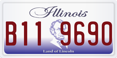 IL license plate B119690