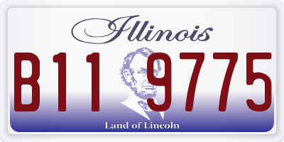IL license plate B119775