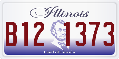 IL license plate B121373