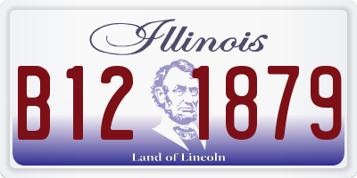 IL license plate B121879
