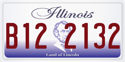 IL license plate B122132