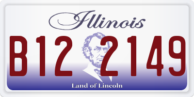 IL license plate B122149
