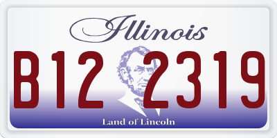 IL license plate B122319