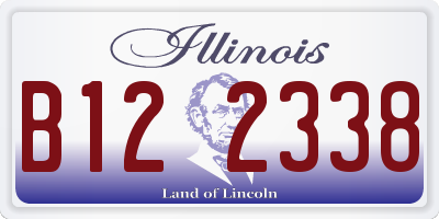 IL license plate B122338