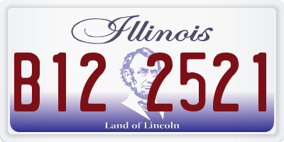 IL license plate B122521