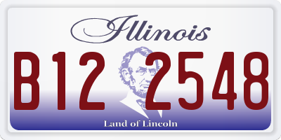 IL license plate B122548