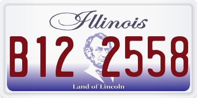 IL license plate B122558