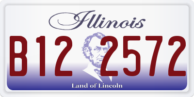 IL license plate B122572