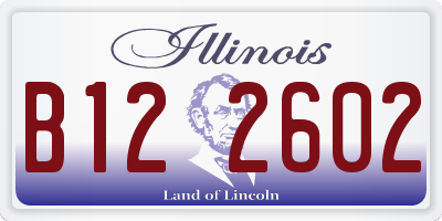 IL license plate B122602