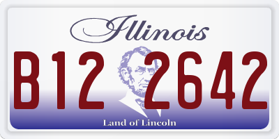 IL license plate B122642