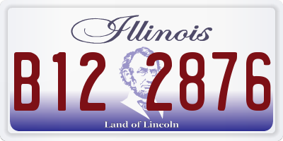 IL license plate B122876