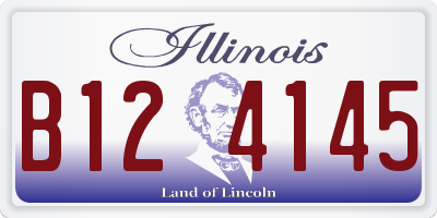 IL license plate B124145