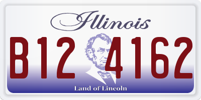 IL license plate B124162