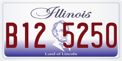 IL license plate B125250