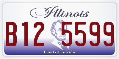 IL license plate B125599