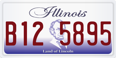 IL license plate B125895