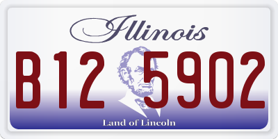 IL license plate B125902