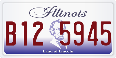 IL license plate B125945