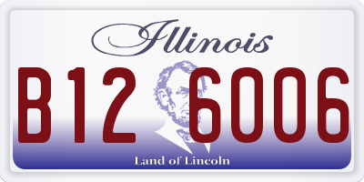 IL license plate B126006