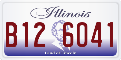 IL license plate B126041