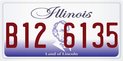 IL license plate B126135