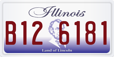 IL license plate B126181