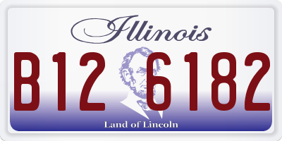 IL license plate B126182
